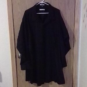 Geoffrey Beene Black Casual Button Down Shirt